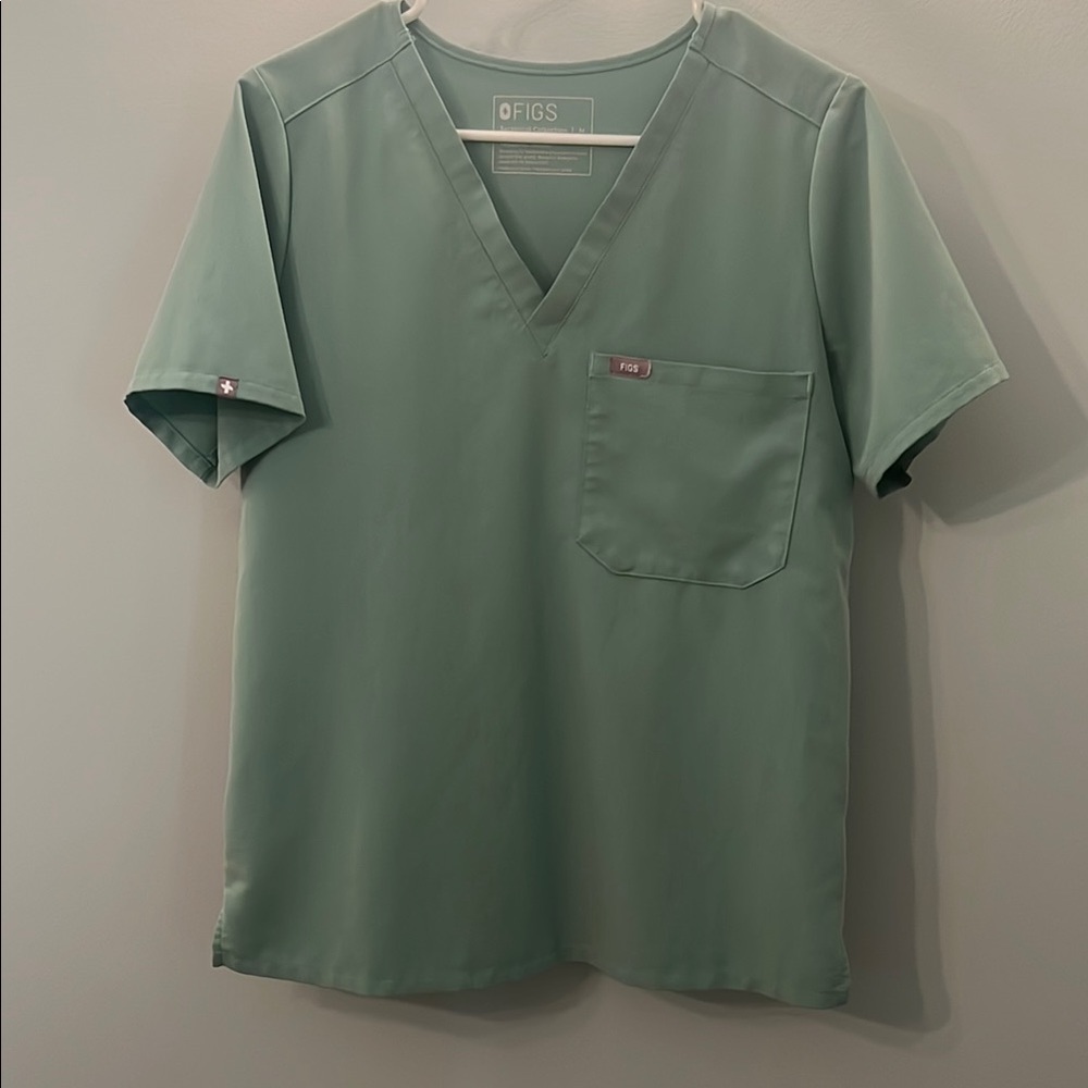 Figs Green Short Sleeve Tee for Medical Professionals